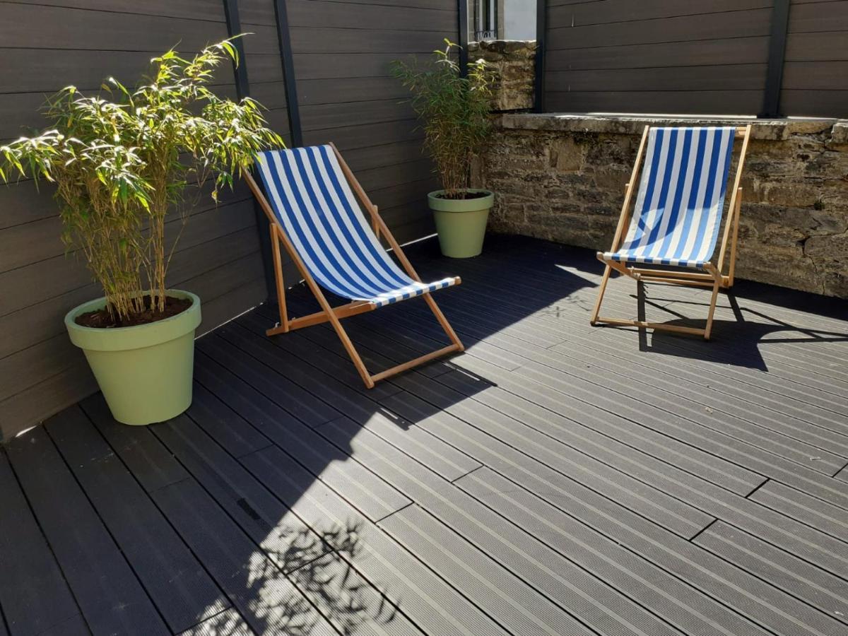 Rez Du Dossen Apartment Morlaix Exterior foto
